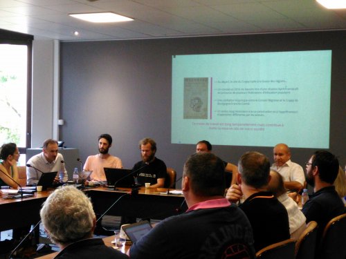 Présentation officielle de l'application en compagnie de nombreux représentant du monde associatif Présentation officielle de l'application en compagnie de nombreux représentant du monde associatif